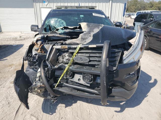 1FM5K8AR0JGA99709 - 2018 FORD EXPLORER POLICE INTERCEPTOR შავი ფოტო 5