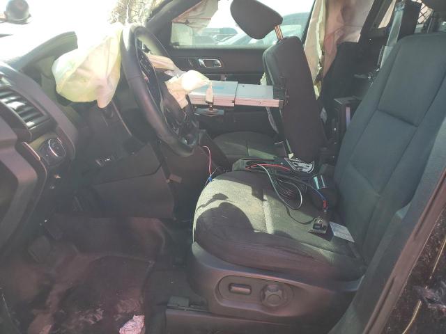 1FM5K8AR0JGA99709 - 2018 FORD EXPLORER POLICE INTERCEPTOR შავი ფოტო 7