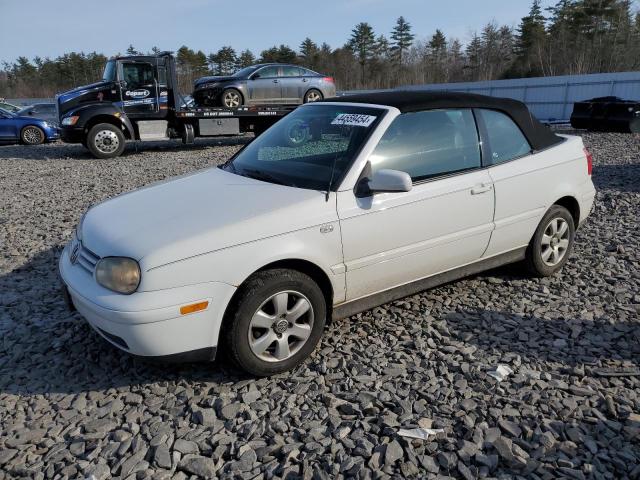 3VWDC21V12M801628 - 2002 VOLKSWAGEN CABRIO GLX თეთრი ფოტო 1
