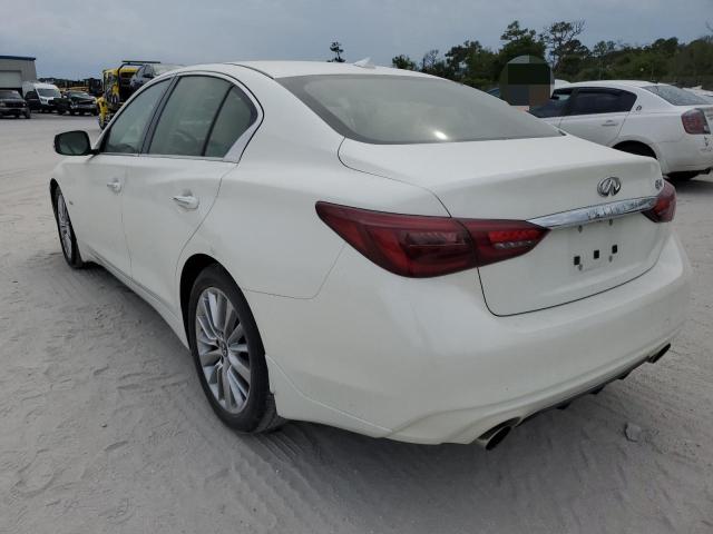 JN1EV7AP3JM365166 - 2018 INFINITI Q50 LUXE WHITE photo 2