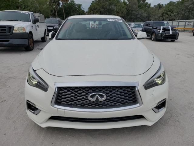 JN1EV7AP3JM365166 - 2018 INFINITI Q50 LUXE WHITE photo 5