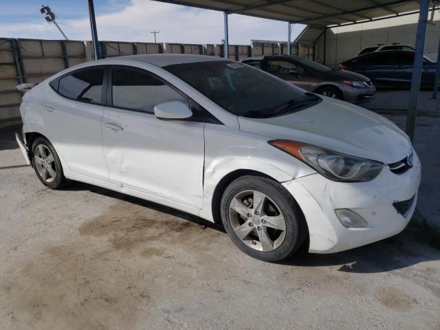 5NPDH4AE5CH141763 - 2012 HYUNDAI ELANTRA GLS WHITE photo 4