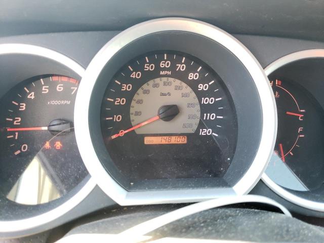 5TETX22N78Z548571 - 2008 TOYOTA TACOMA ACCESS CAB ვერცხლისფერი ფოტო 9