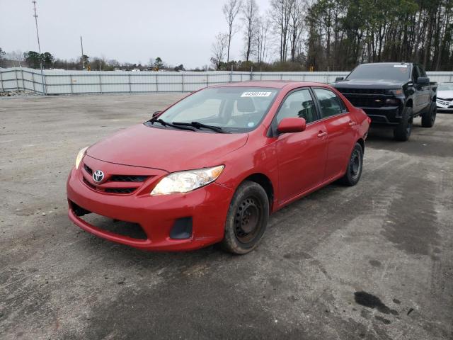 2T1BU4EE4BC631254 - 2011 TOYOTA COROLLA BASE RED photo 1