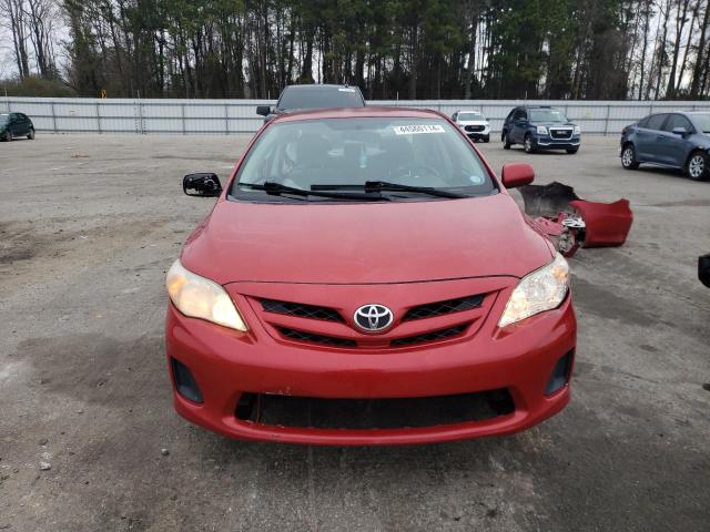 2T1BU4EE4BC631254 - 2011 TOYOTA COROLLA BASE RED photo 5