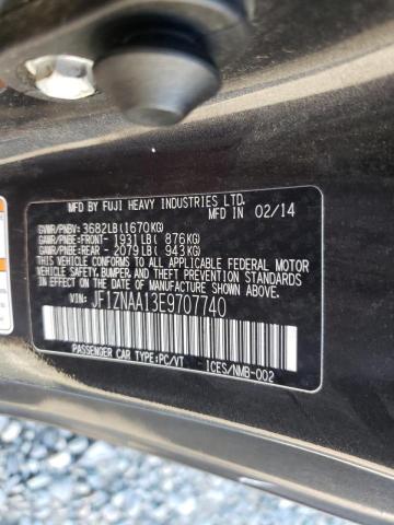 JF1ZNAA13E9707740 - 2014 TOYOTA SCION FR-S CHARCOAL photo 12