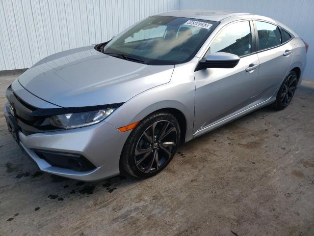 2HGFC2F86MH542801 - 2021 HONDA CIVIC SPORT GRAY photo 1