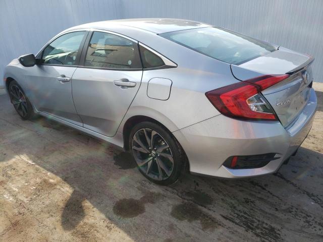 2HGFC2F86MH542801 - 2021 HONDA CIVIC SPORT GRAY photo 2