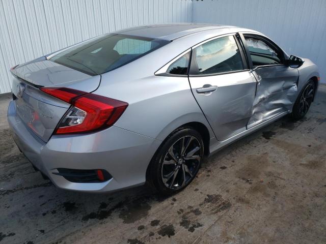 2HGFC2F86MH542801 - 2021 HONDA CIVIC SPORT GRAY photo 3