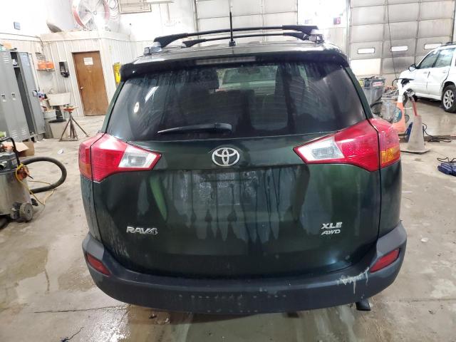 2T3RFREV8DW037720 - 2013 TOYOTA RAV4 XLE BLACK photo 6