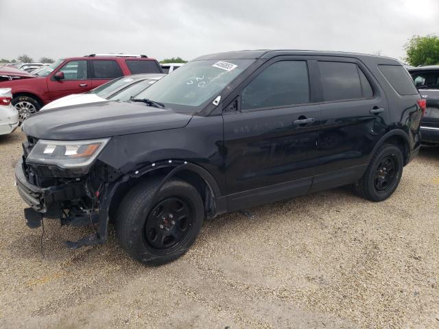 1FM5K8AR6JGC18055 - 2018 FORD EXPLORER POLICE INTERCEPTOR BLACK photo 1