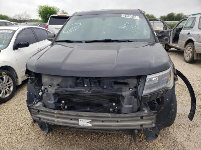 1FM5K8AR6JGC18055 - 2018 FORD EXPLORER POLICE INTERCEPTOR BLACK photo 5