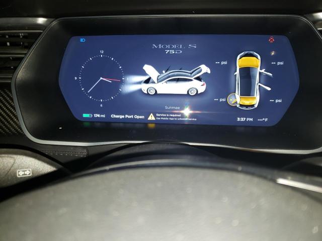 5YJSA1E26JF243644 - 2018 TESLA MODEL S თეთრი ფოტო 12