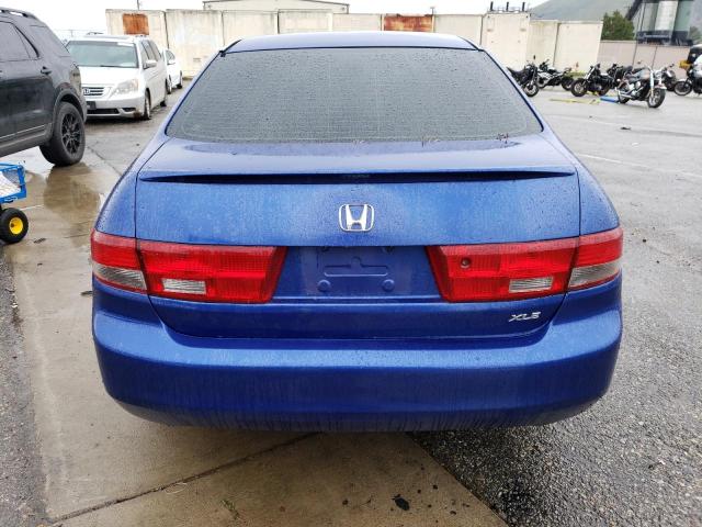 1HGCM56445A065686 - 2005 HONDA ACCORD LX BLUE photo 6