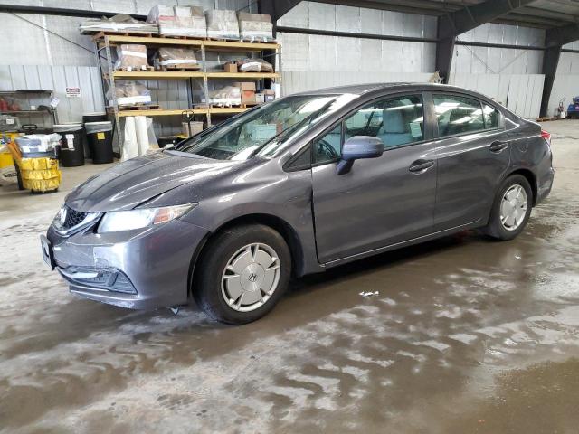 2HGFB2F66EH523961 - 2014 HONDA CIVIC HF GRAY photo 1