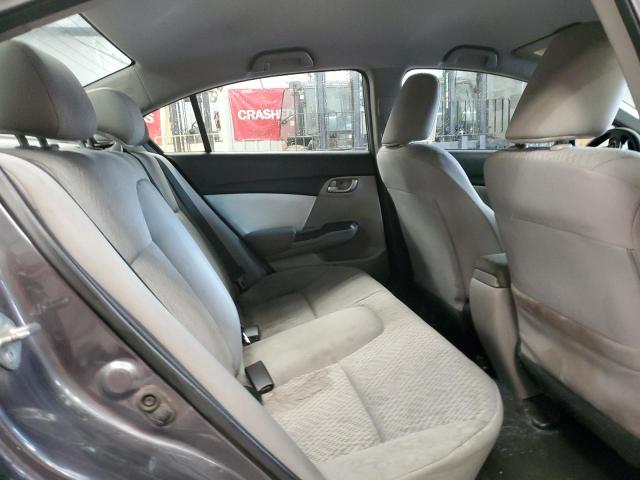 2HGFB2F66EH523961 - 2014 HONDA CIVIC HF GRAY photo 10