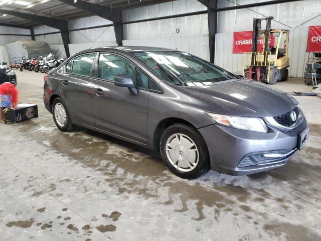 2HGFB2F66EH523961 - 2014 HONDA CIVIC HF GRAY photo 4