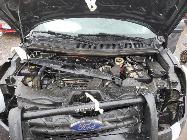 1FM5K8AR6KGB45626 - 2019 FORD EXPLORER POLICE INTERCEPTOR BLACK photo 12
