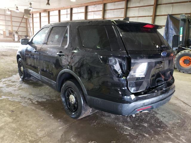 1FM5K8AR6KGB45626 - 2019 FORD EXPLORER POLICE INTERCEPTOR BLACK photo 2