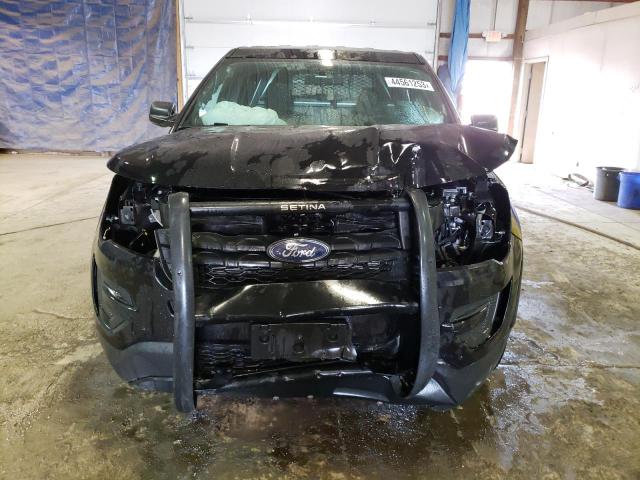 1FM5K8AR6KGB45626 - 2019 FORD EXPLORER POLICE INTERCEPTOR BLACK photo 5