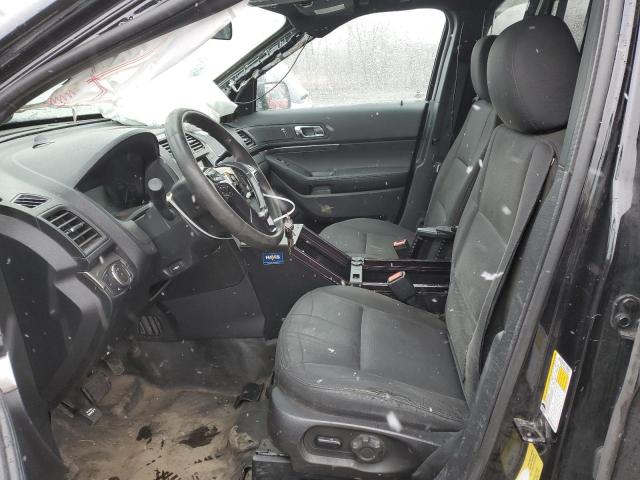 1FM5K8AR6KGB45626 - 2019 FORD EXPLORER POLICE INTERCEPTOR BLACK photo 7