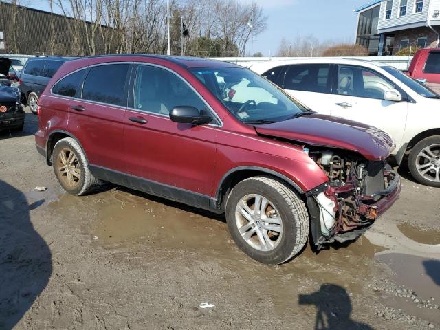 5J6RE4H54AL042505 - 2010 HONDA CR-V EX RED photo 4