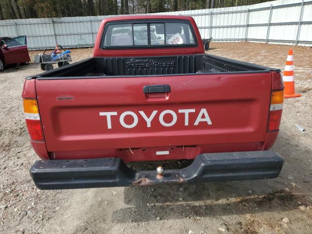 4TARN81AXPZ062361 - 1993 TOYOTA PICKUP 1/2 TON SHORT WHEELBASE STB BURGUNDY photo 6