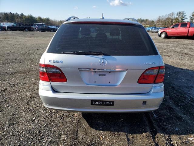 WDBUH87X07B164440 - 2007 MERCEDES-BENZ E 350 4MATIC WAGON SILVER photo 6