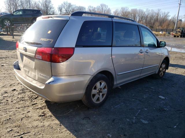 5TDZA23CX5S256236 - 2005 TOYOTA SIENNA CE SILVER photo 3