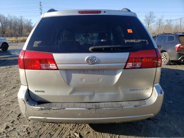 5TDZA23CX5S256236 - 2005 TOYOTA SIENNA CE SILVER photo 6