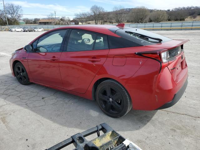 JTDKAMFU3M3129166 - 2021 TOYOTA PRIUS SPECIAL EDITION RED photo 2