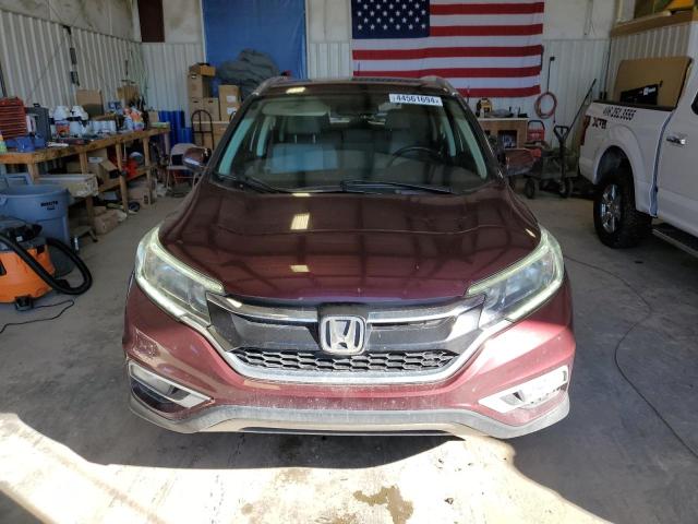 2HKRM4H71GH723387 - 2016 HONDA CR-V EXL MAROON photo 5