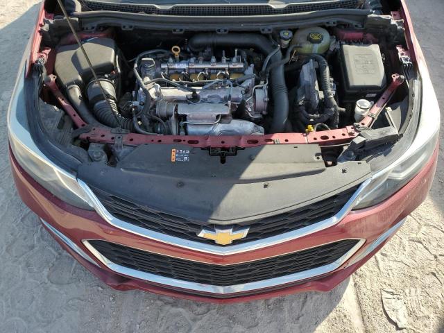 3G1BE6SM7JS536105 - 2018 CHEVROLET CRUZE LT ბურგუნდია ფოტო 11