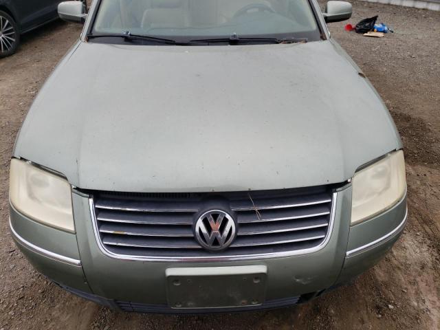 WVWRH63B53P387821 - 2003 VOLKSWAGEN PASSAT GLX GREEN photo 11