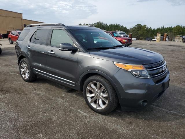 1FM5K7F85FGB55581 - 2015 FORD EXPLORER LIMITED GRAY photo 4