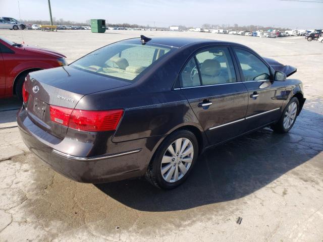 5NPEU46C89H520210 - 2009 HYUNDAI SONATA SE CHARCOAL photo 3