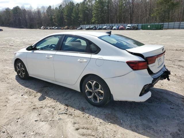 3KPF24AD8KE057876 - 2019 KIA FORTE FE WHITE photo 2