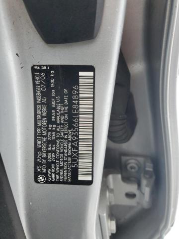 5UXFA93566LE84896 - 2006 BMW X5 4.8IS SILVER photo 13