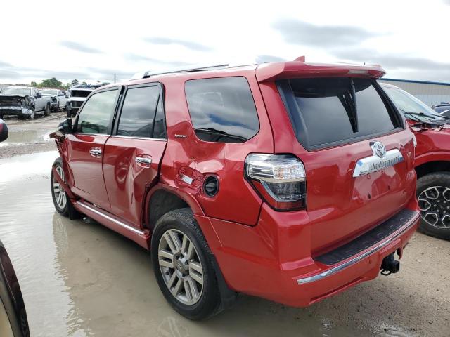 JTEKU5JR8M5952210 - 2021 TOYOTA 4RUNNER TRAIL RED photo 2