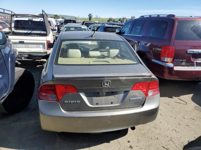 JHMFA36238S010201 - 2008 HONDA CIVIC HYBRID BROWN photo 6