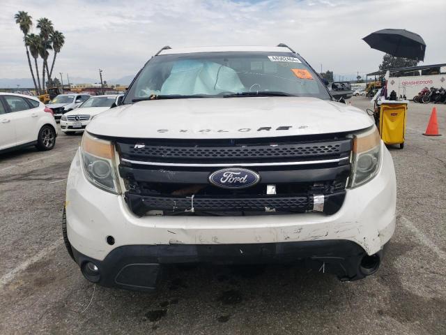 1FM5K7D88DGA30848 - 2013 FORD EXPLORER XLT WHITE photo 5