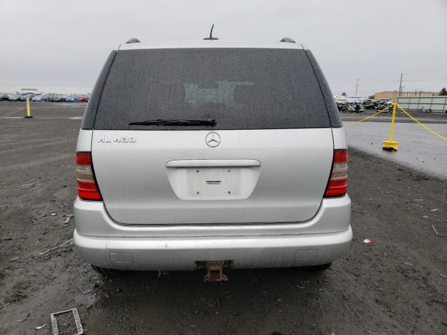 4JGAB72E51A227577 - 2001 MERCEDES-BENZ ML 430 SILVER photo 6