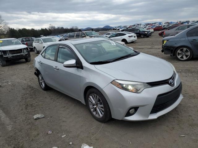 2T1BURHE0EC210399 - 2014 TOYOTA COROLLA L GRAY photo 4