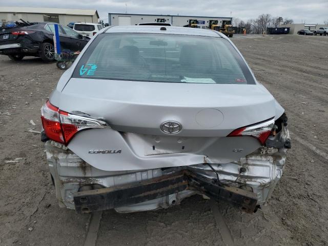 2T1BURHE0EC210399 - 2014 TOYOTA COROLLA L GRAY photo 6