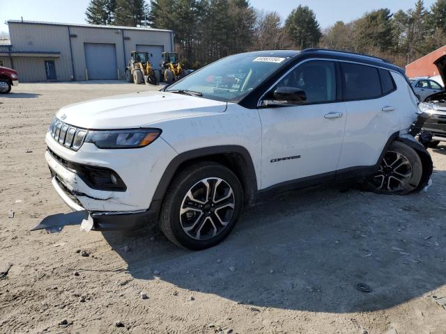 3C4NJDCB0NT121211 - 2022 JEEP COMPASS LIMITED WHITE photo 1