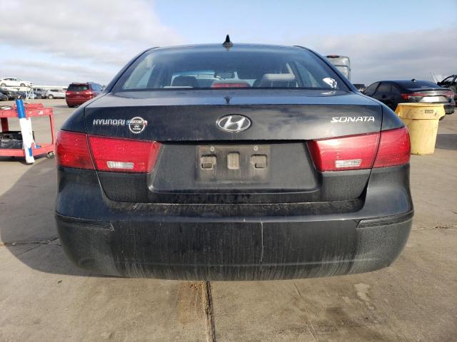 5NPET46C59H458784 - 2009 HYUNDAI SONATA GLS BLACK photo 6