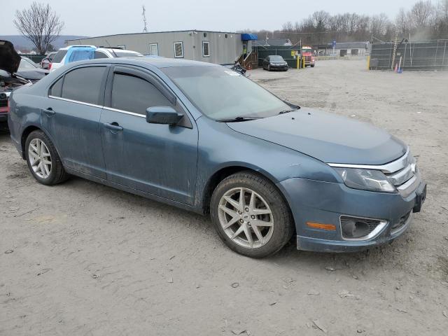 3FAHP0JA7CR228092 - 2012 FORD FUSION SEL BLUE photo 4