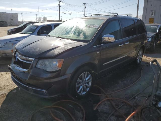 2C4RC1CG6ER410246 - 2014 CHRYSLER TOWN & COU TOURING L GRAY photo 1