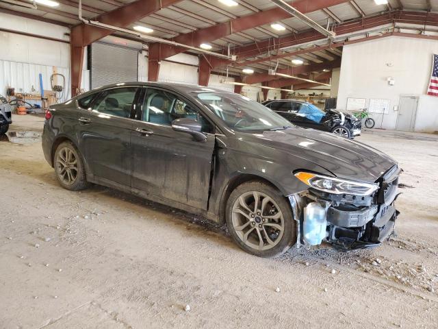 3FA6P0CD9LR130695 - 2020 FORD FUSION SEL CHARCOAL photo 4