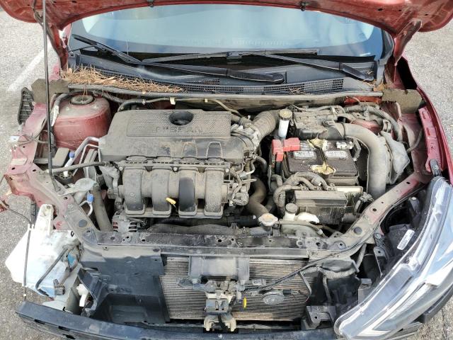 3N1AB7AP5JY278938 - 2018 NISSAN SENTRA S RED photo 11